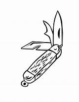 Knife Coloring Pages  NicotuMorales sketch template