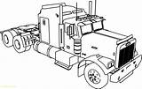 Peterbilt Coloring Pages At GetDrawings  Free Download sketch template