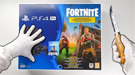 PS4 "FORTNITE" CONSOLE UNBOXING! Playstation 4 Pro Fortnite Battle Royale Bundle + Bomber Skin ...