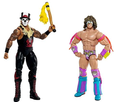 WWE Wrestling Battle Pack Hall of Fame Papa Shango Ultimate Warrior 6 ...