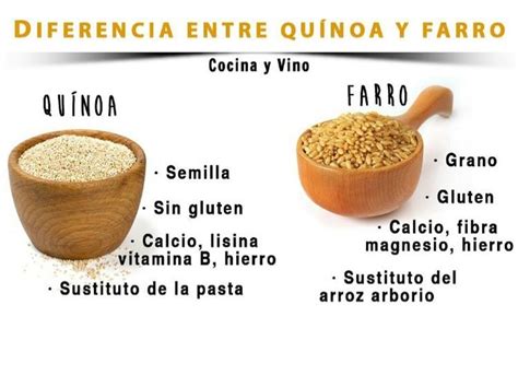 Diferencia entre quinoa y farro. | Recipes, Cooking, Food