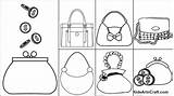 Handbag Coloring Page sketch template