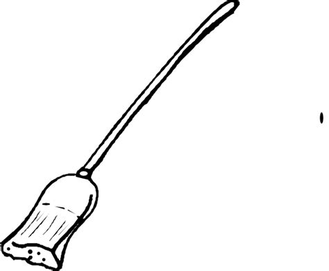 Broom Outline Clip Art at Clker.com - vector clip art online, royalty ...