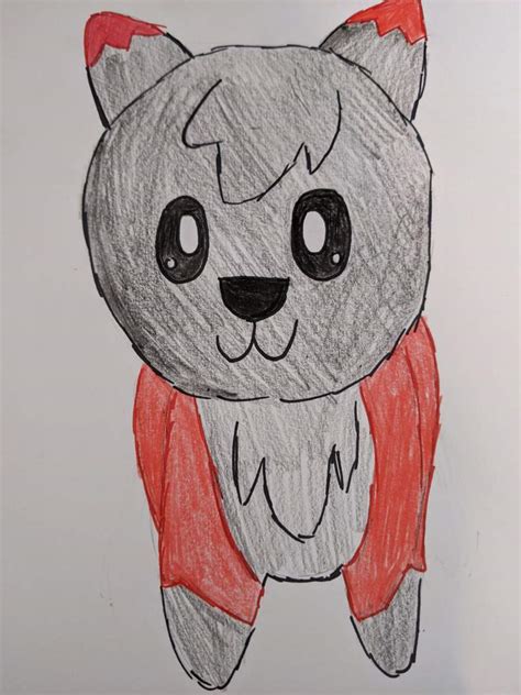 Aaron Wolf Plushie Drawing | Aphmau Amino