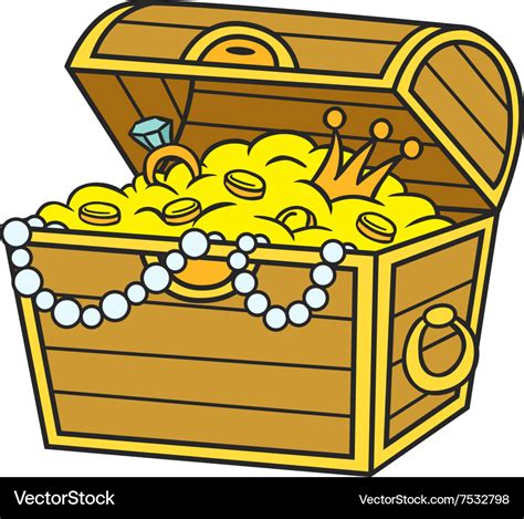 Pirate Treasure Vector Cartoon Illustration Royalty Free Stock Image | The Best Porn Website