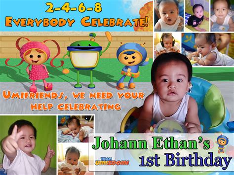 Johann Ethan’s 1st Birthday (Umizoomi Tarpaulin Layout) | Cebu Balloons ...