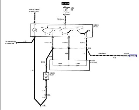 1981 Mercedes heating diagram