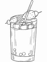 Cocktail kleurplaat  Gratis Kleurplaten Printen sketch template