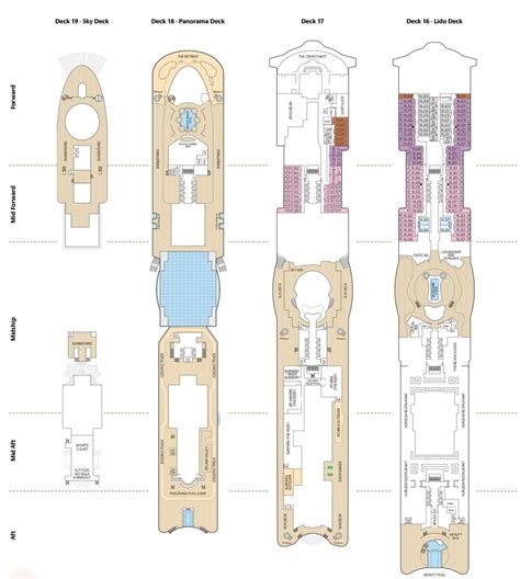 P&O Cruises Arvia Deck Plans - Where’s My Cabin? — Cruise Lowdown