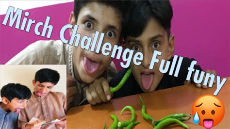 Mirchi khana ka challenge wait for end - YouTube