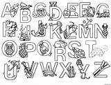 A Z Alphabet Coloring Pages » Turkau sketch template