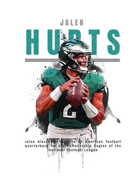 Jalen Hurts posters & prints by MUHAMMAD RIFQI HABIBI - Printler