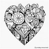 Heart Coloring Pages  Free & Printable sketch template