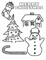 Merry Christmas Card Free Coloring Page  Printable Pages sketch template