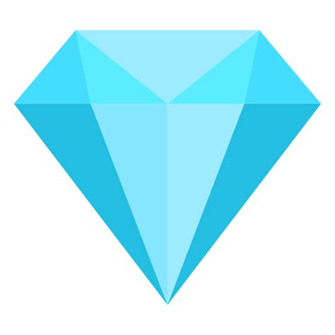 Blue diamond flat icon PNG image. Download as SVG vector, Transparent PNG, EPS or PSD. Use this ...