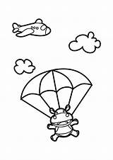 Skydiving Coloring Pages  Best For Kids sketch template