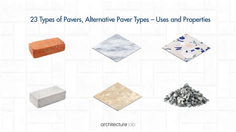 23 Types Of Pavers, Alternative Paver Types - Uses And Properties - Architecture Lab