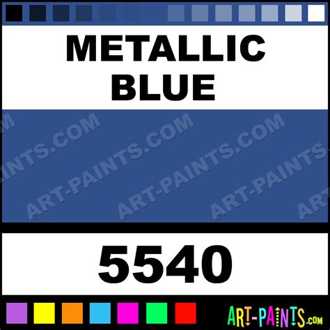 Metallic Blue Acrylic Paintmarker Marking Pen Paints - 5540 - Metallic ...