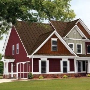 46 Exterior Paint Colors For House With Brown Roof ~ Matchness.com