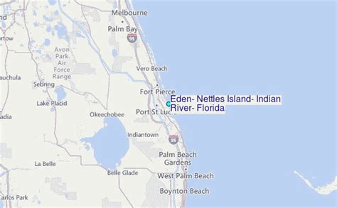 Eden, Nettles Island, Indian River, Florida Tide Station Location Guide