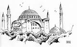 Istanbul Coloring Page Pages sketch template