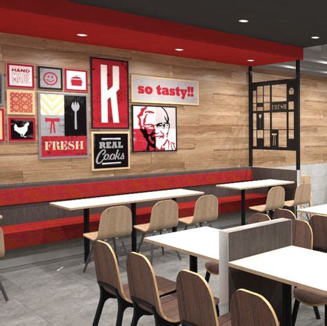 Interior and architectural design for multiple KFC locations in 2020 ...