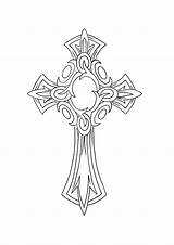 Cross coloring Page thorns thecatholickid Com – Artofit sketch template