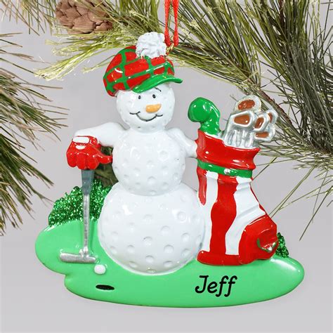 Personalized Golfer Christmas Ornament | GiftsForYouNow