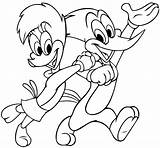 Woody Woodpecker Printable Coloring Pages sketch template