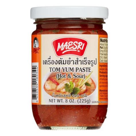 Maesri - Tom yum paste 230g. - Yao Thai Supermarket