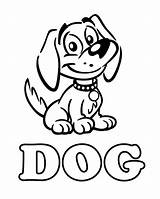 Dog Coloring Pages For Kids Printable  Home sketch template