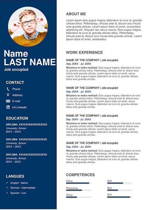Sales Resume Template - Free Download for Word | Professional Cv Templates Free Download, Free ...