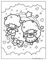 20 Little Twin Stars Coloring Pages Free Printables sketch template