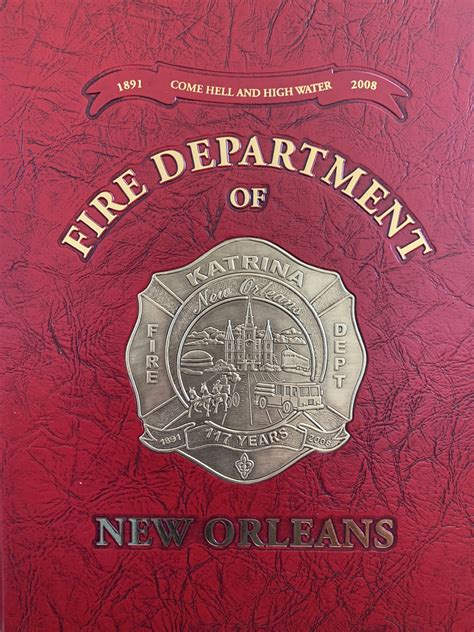 Vintage Book - Fire Department of New Orleans 1891-2008