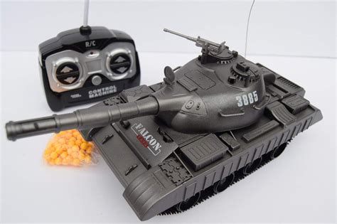 SAMMAR GIFTS Radio Remote Control Military Falcon Rc BB Tank Bullet Shooting Tank: Amazon.co.uk ...