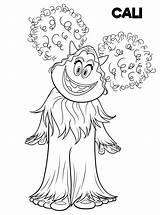 Smallfoot Coloring Pages sketch template