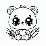 Cute Panda Bear Coloring Pages  ColoringDraftcom sketch template