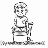 Potty Training Coloring Pages  Free & Printable sketch template