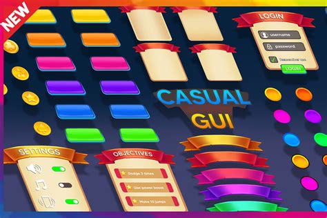 Hyper Casual Game UI For Mobile Game 3D GUI Unity Asset, 41% OFF