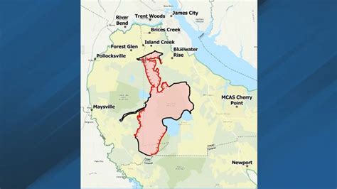 Croatan National Forest fire now 40 percent contained