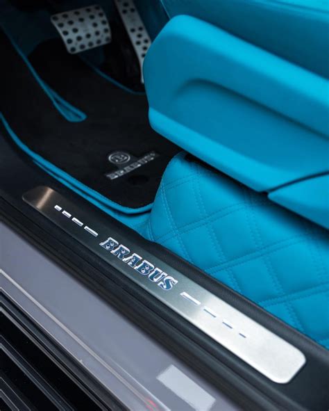 Brabus 800 Mercedes-AMG G63 Gets A Bespoke Candy-Blue Interior ...