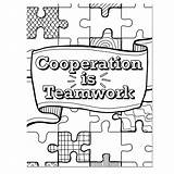 1st And 2nd Grade  Social Emotional Learning Cooperation Unit sketch template