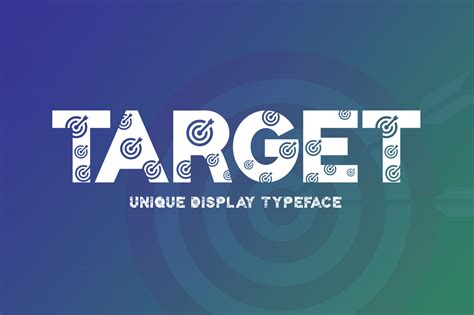 Target Font by Seemly Fonts · Creative Fabrica