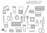 Free Printable Makeup Coloring Pages sketch template
