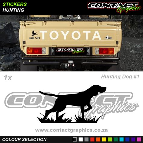 Hunting Dog #1 Sticker Decal Vinyl - Contact Graphics