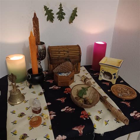 Mabon themed altar!! : r/Wicca