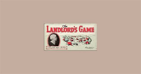 The Landlord's Game | Board Game | BoardGameGeek