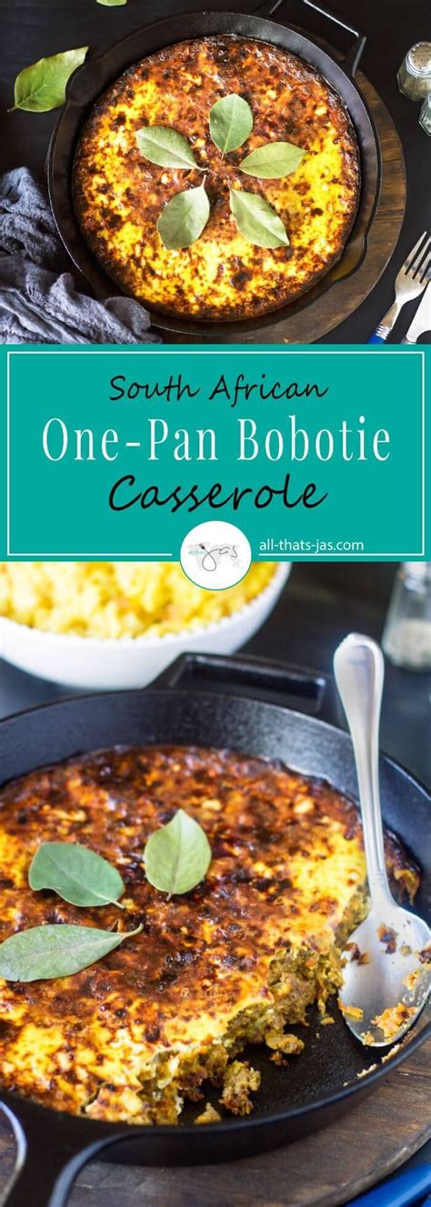 One-Pan Bobotie Casserole: Classic South African Recipe | Bobotie recipe, Food, African food