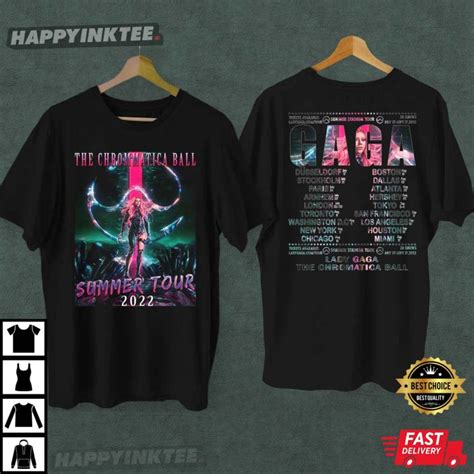 Lady Gaga The Chromatica Ball Tour 2022 Merch T-Shirt