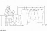 Tailor 6 coloring Page sketch template